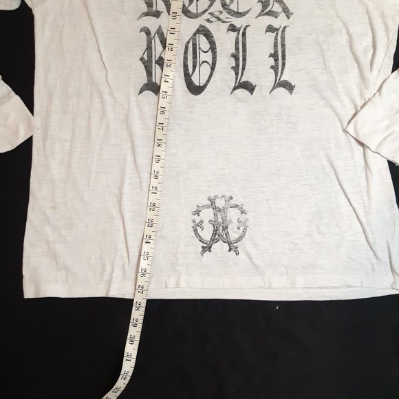 Vintage Rare AMAL GUESSOUS A&G Long Sleeve T Shirt Size 2XL/ XL Rock and Roll - Picture 4 of 13